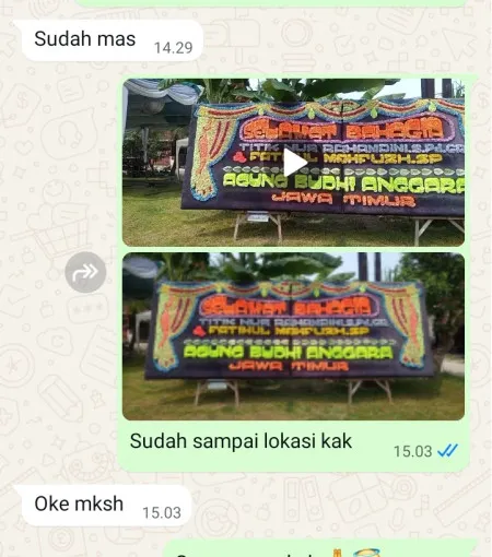 Pengiriman Papan Bunga Cluster Sentul City