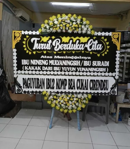 Papan Bunga Duka Cluster Sentul City