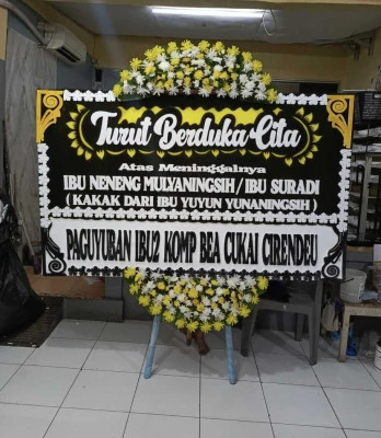 Papan Bunga di Cluster Sentul City